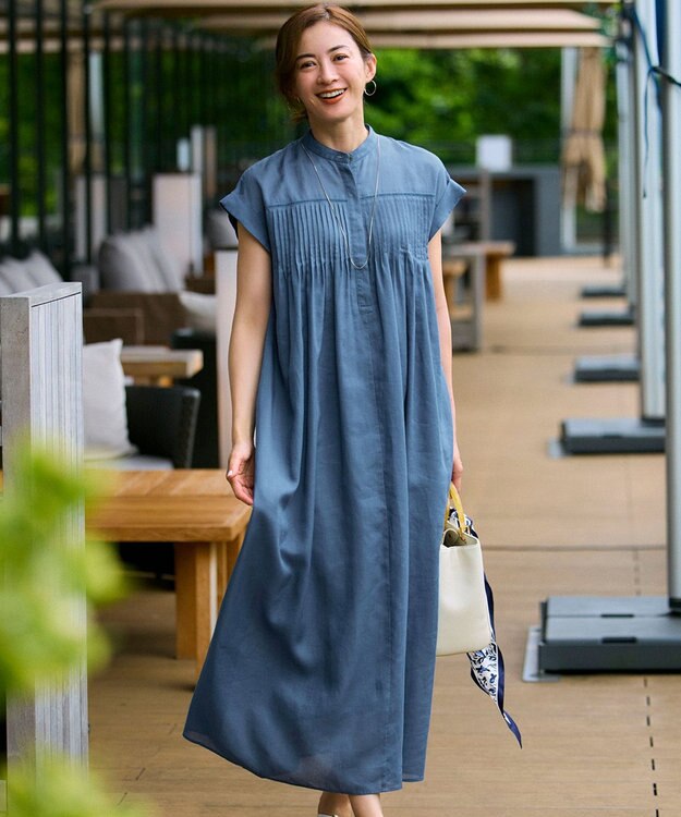 一部店舗限定/接触冷感/洗える】ラミータンブラー フレンチスリーブ