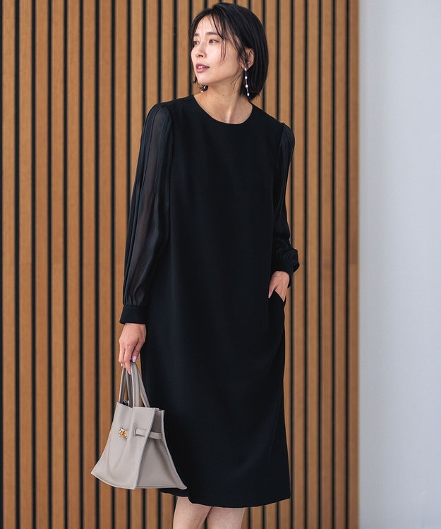 セットアップ対応】トリアセダブルジョーゼット シフォンスリーブ