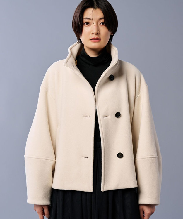 撥水】プルーフ メルトン スタンドネック コート（uncrave STANDARD