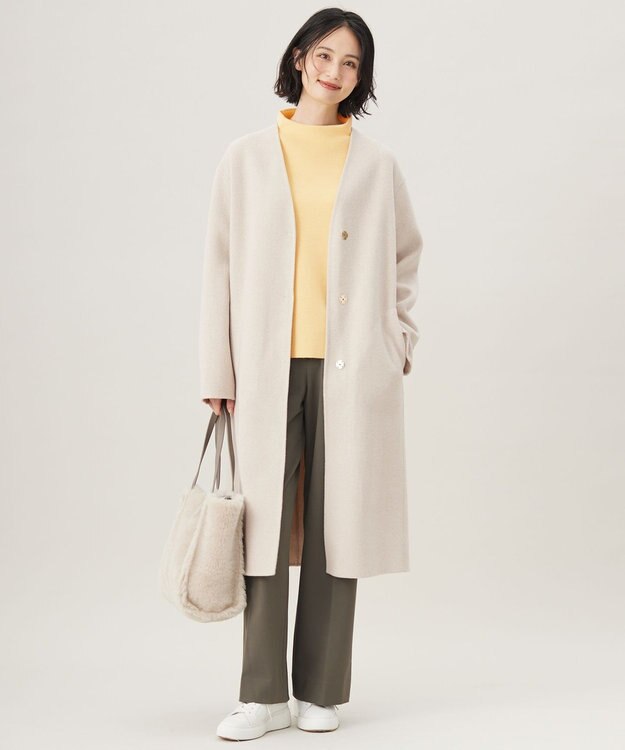 ウールリバーロング コート / 自由区 | ファッション通販 【公式通販