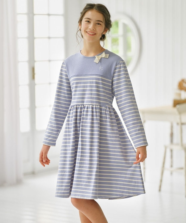 150-160㎝】ボーダー ワンピース / 組曲 KIDS | ファッション通販