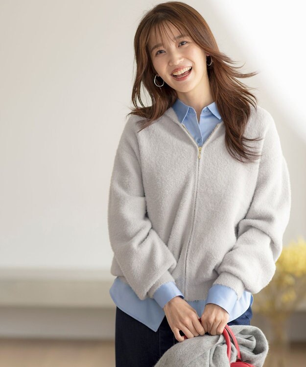 洗える】シャギーニット パーカー / ANY SIS | ファッション通販