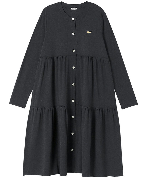 ツモリチサト ワンピース 長袖 ルームウェア 綿混(本体) レディース