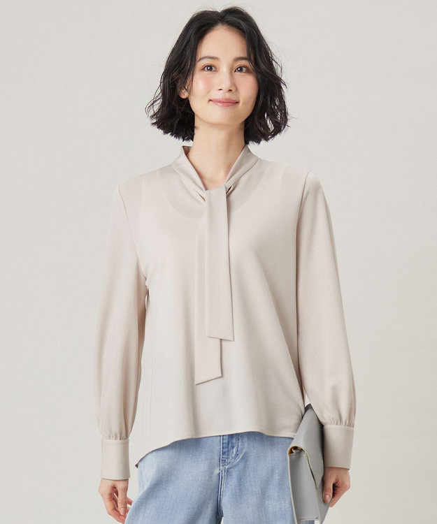 洗える】アムンゼンジャージー ブラウス / 自由区 S | ファッション