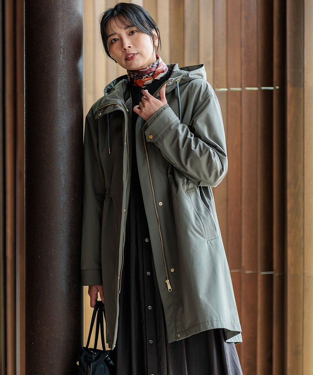 撥水加工/洗える】ライナー付き マルチウェイアウター / 23区