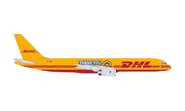 535526 Herpa DHL / ディーエイチエル B757-200 G-DHKF Thank you 1