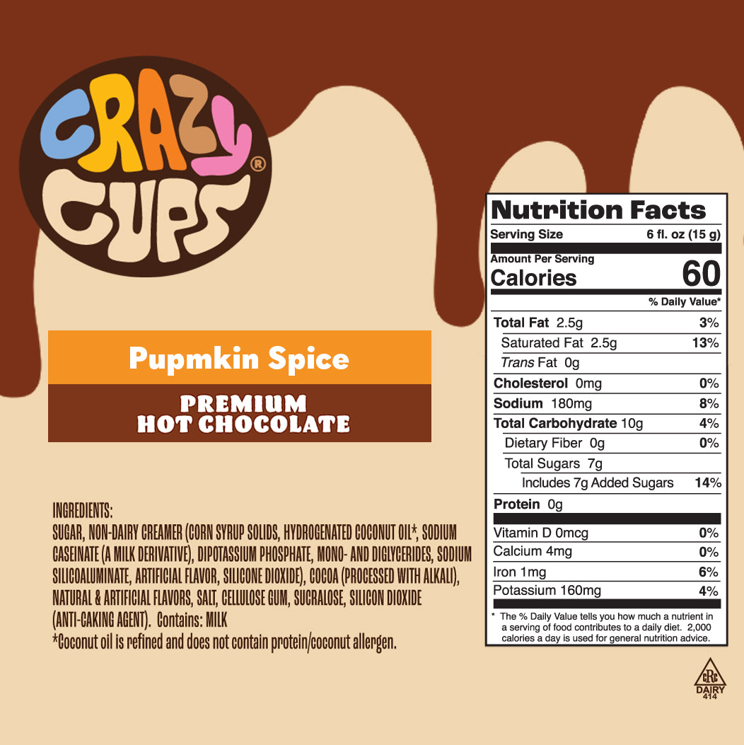 Pumpkin Spice Hot Chocolate Pods – Crazy Cups