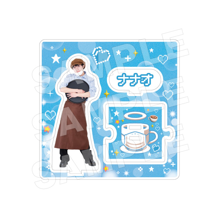 ナナオカフェ2025】7つ繋げてコンプリート!アクリルスタンド｜ナナオは