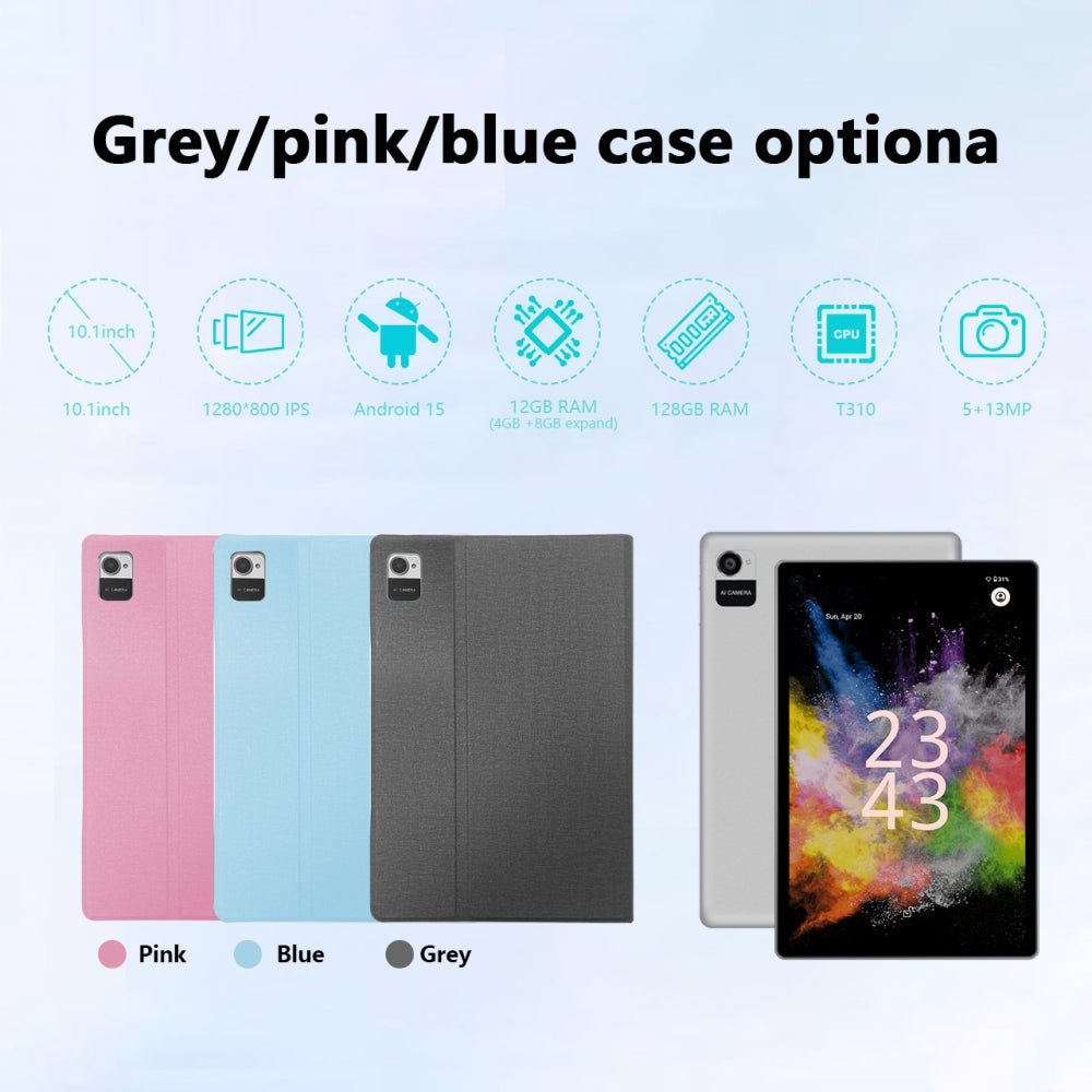 CRELANDER W30 Android Tablet, 10.1 Inch Android 15 Tablet with