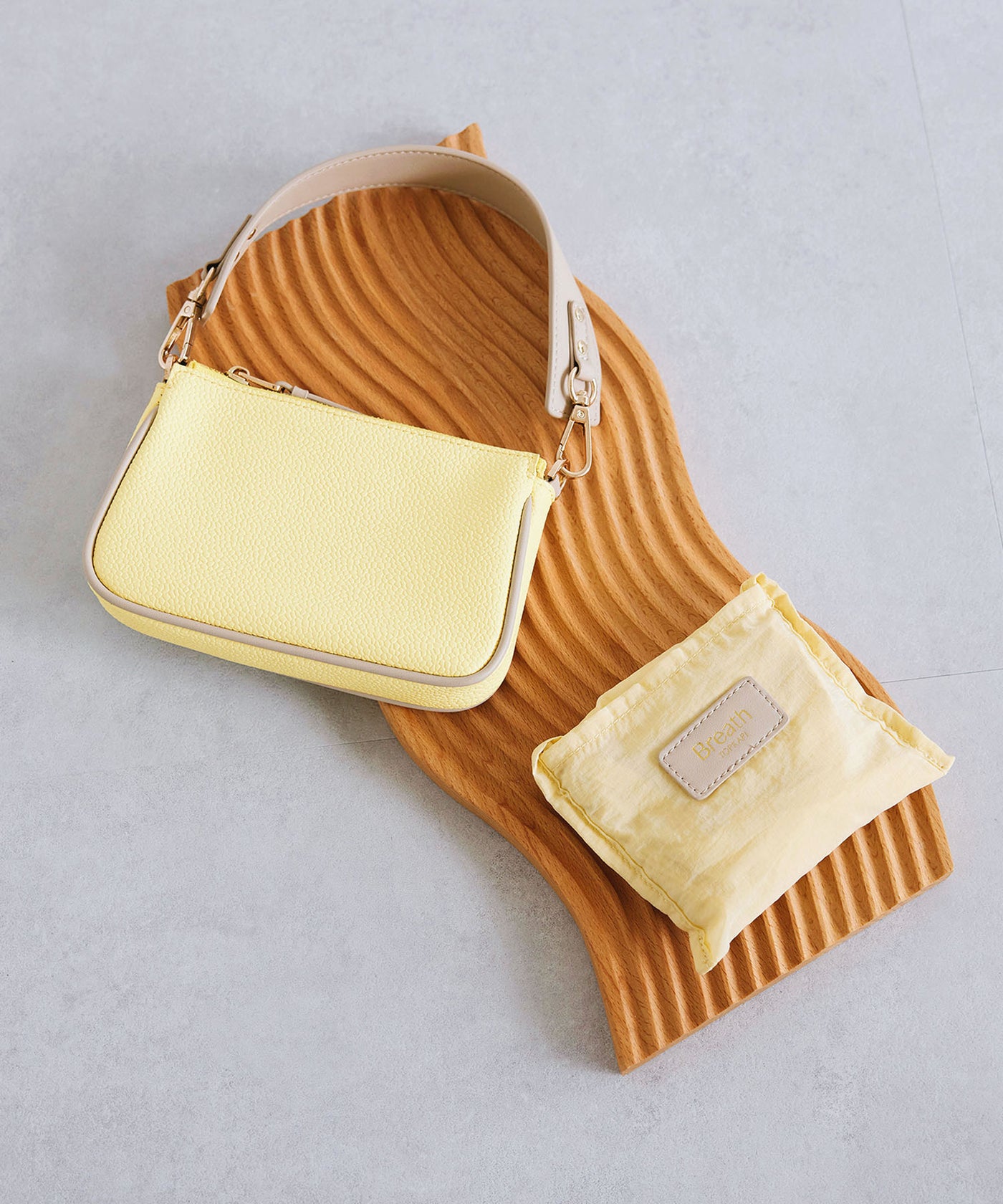 藤本美貴さんコラボ】スコッチグレイン サブバッグ付きミニバッグ/撥水