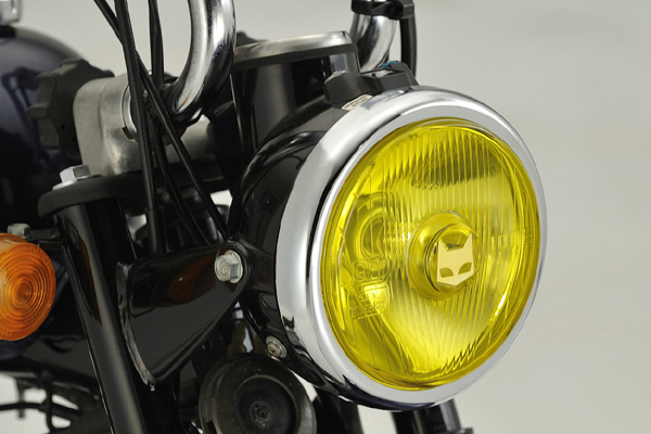 マーシャル】モンキー・エイプ用ヘッドライト[イエローレンズ] - Cuby