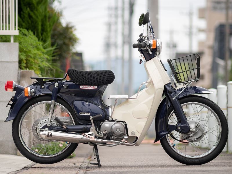 NA-01ステンレスマフラー[スーパーカブ90(HA02)用] - Cuby(カビィ