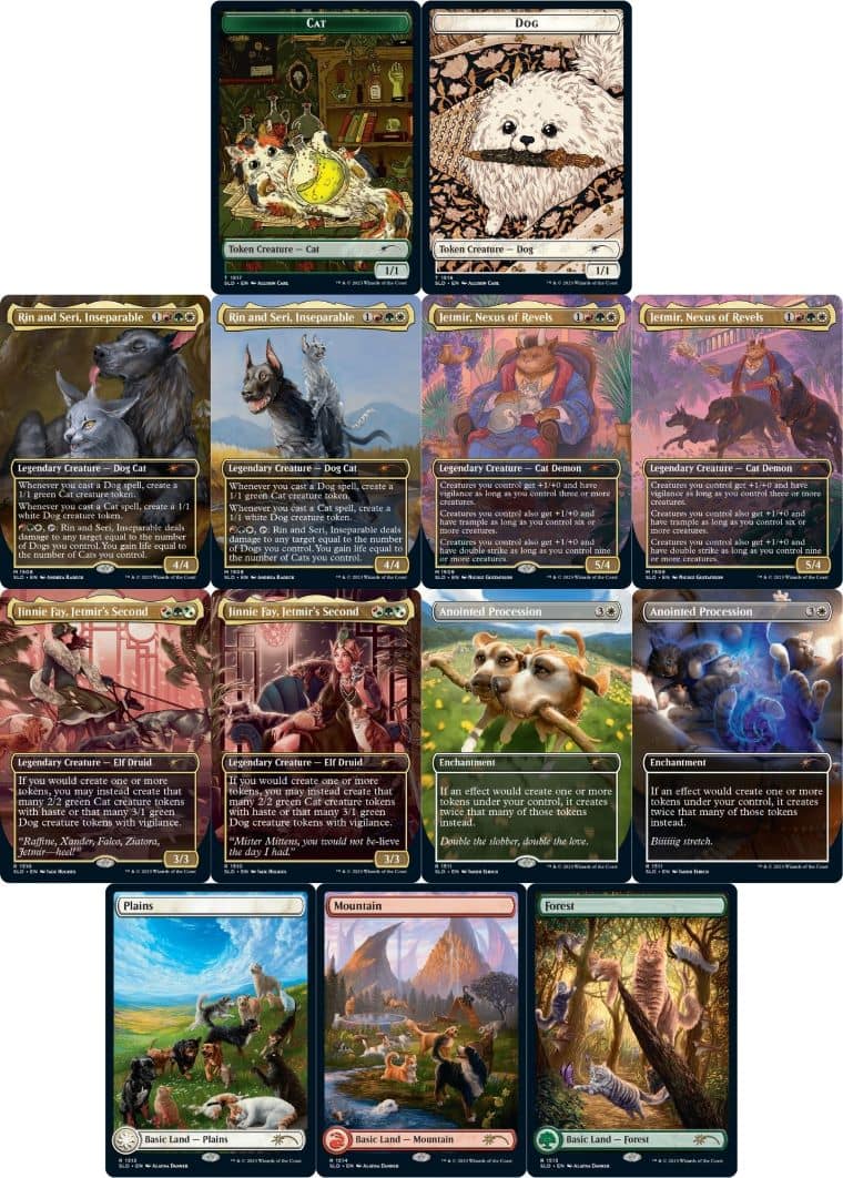 猫犬の統率者デッキ「Raining Cats and Dogs」がSecretLairに！内容