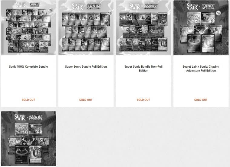 MTG】ソニックコラボ予約販売開始！『The Sonic Superdrop』楽天