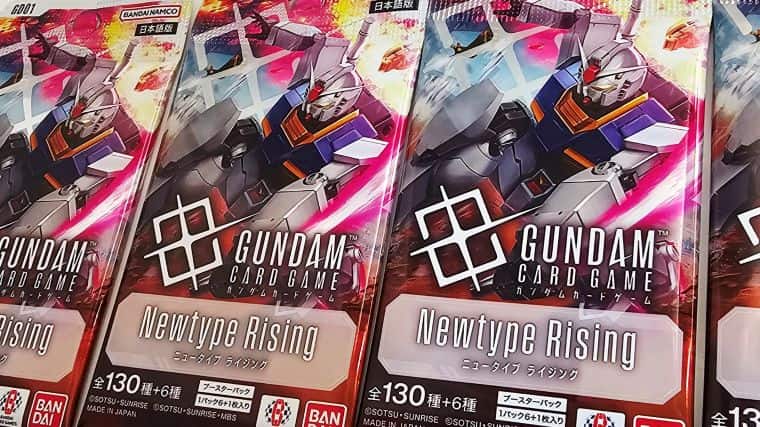 ガンダムカードゲームが発売したのでビギナーズラックを期待して