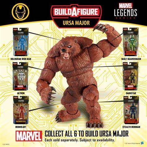 Marvel Legends - URSA MAJOR Complete Build a figure