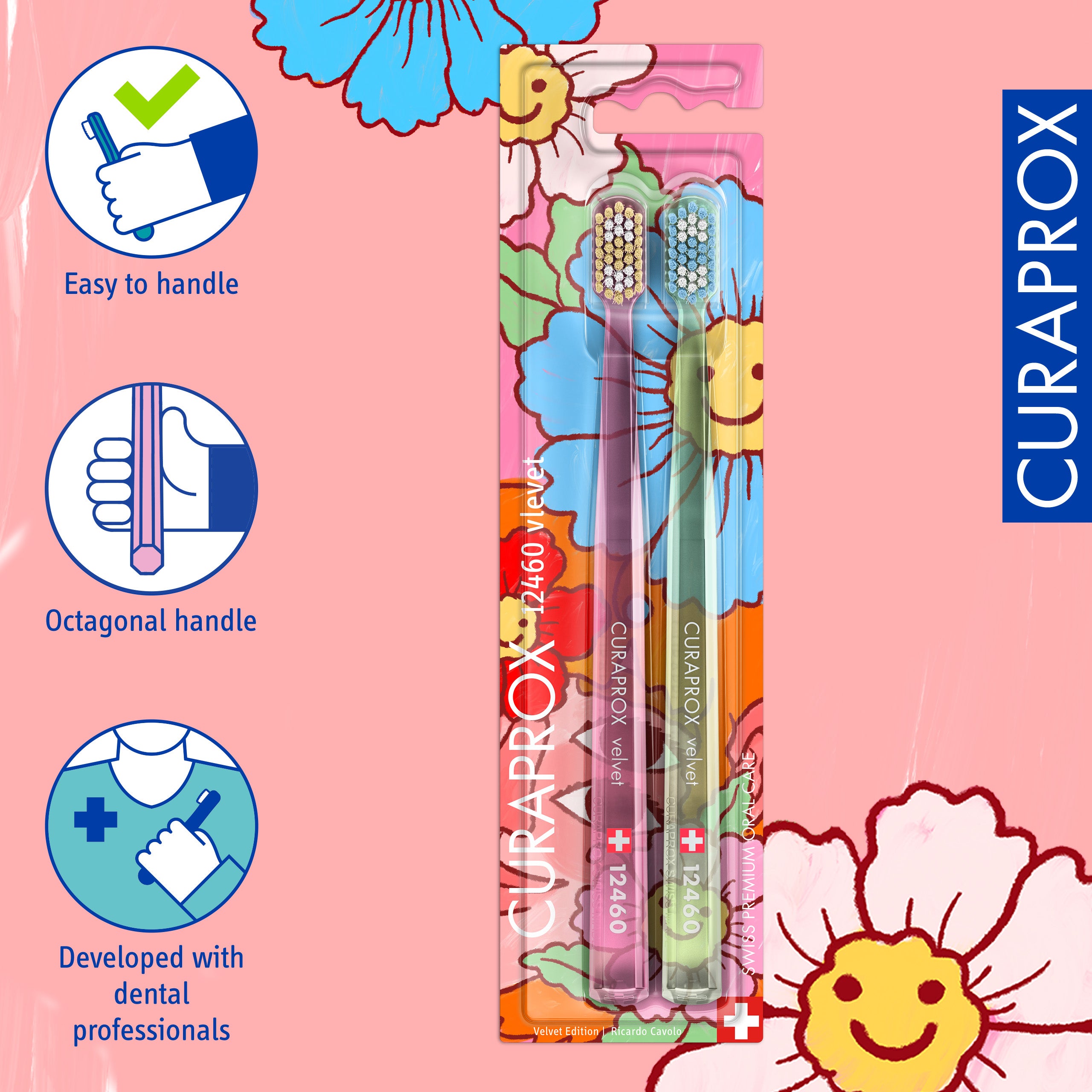 Curaprox CS 12460 Velvet Editon 2025, 2 pcs