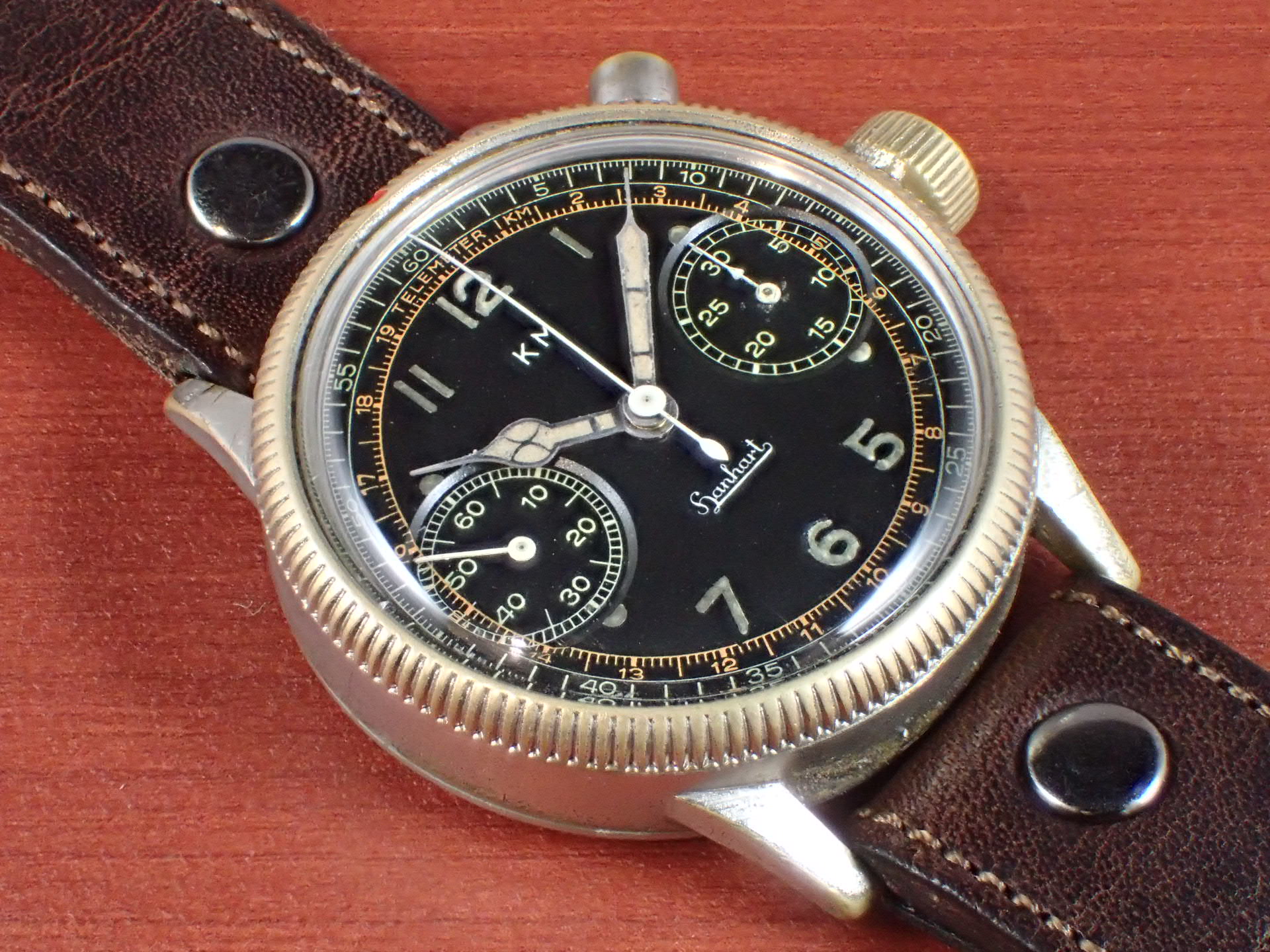 ハンハルト ドイツ海軍 KM クロノグラフ 1940年代 | VINTAGE WATCH