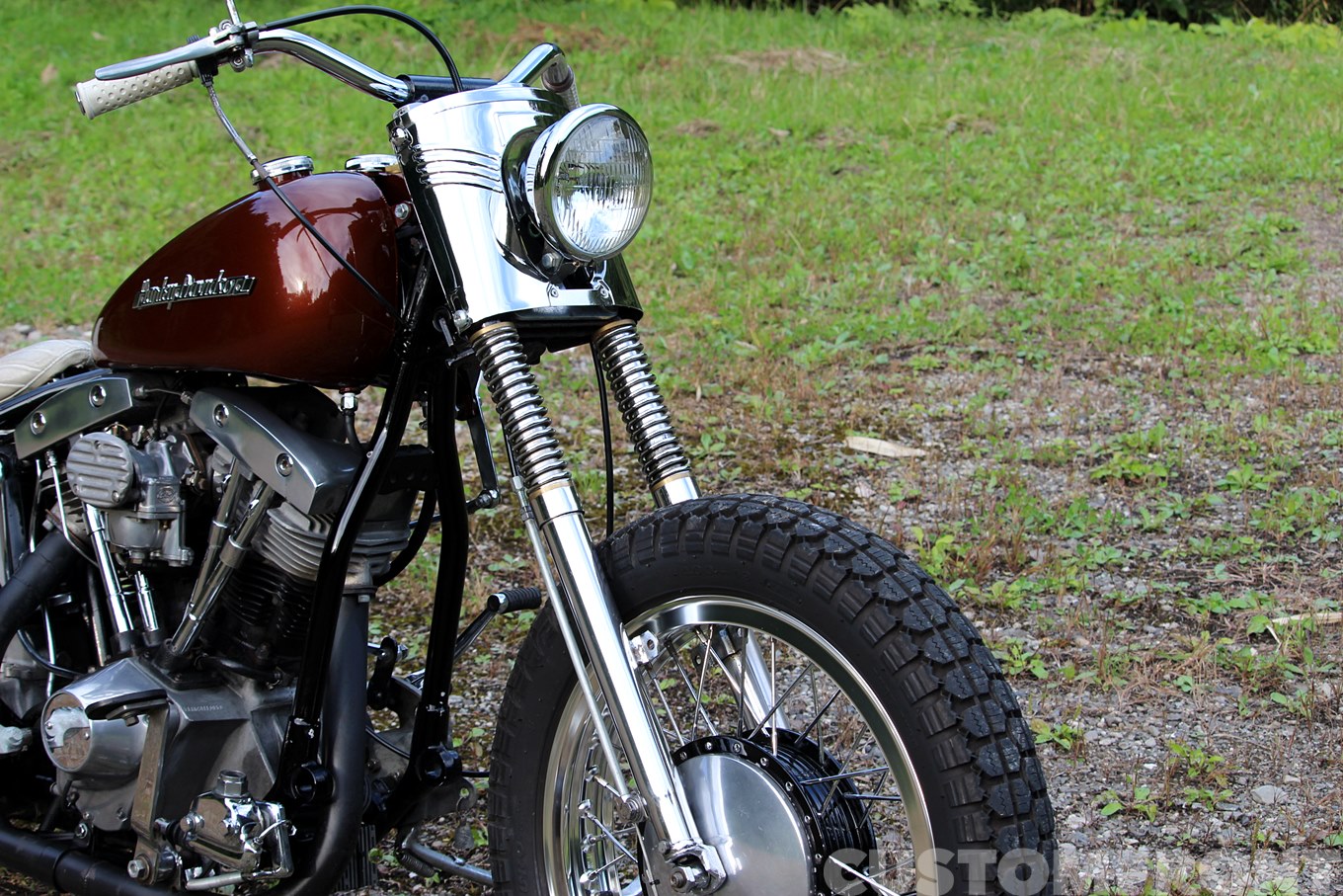 ハーレー ショベルチョッパー FLH 1982のボバーカスタム・モトリ