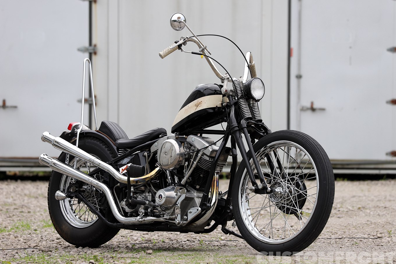 ハーレー ショベルヘッドチョッパー FLH 1977・モトリガレージ