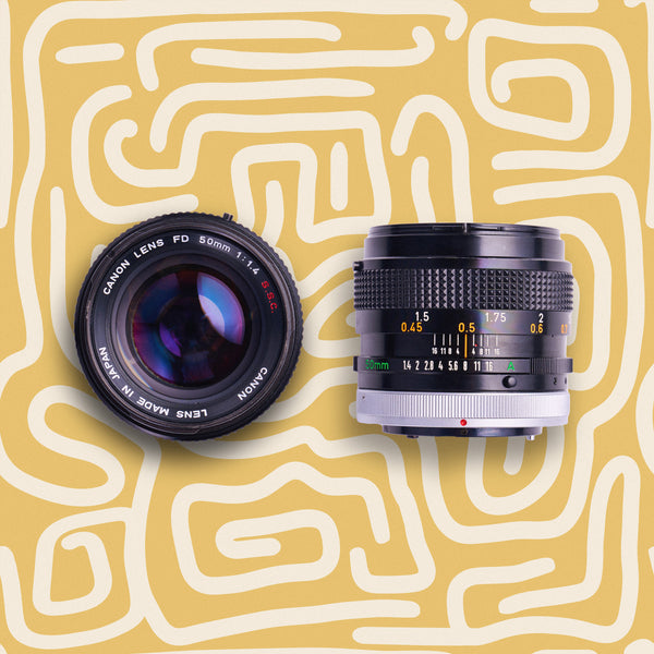 Canon 50mm SSC Lens f/1.4 | Manual Focus Film Camera Lens for Canon Ca