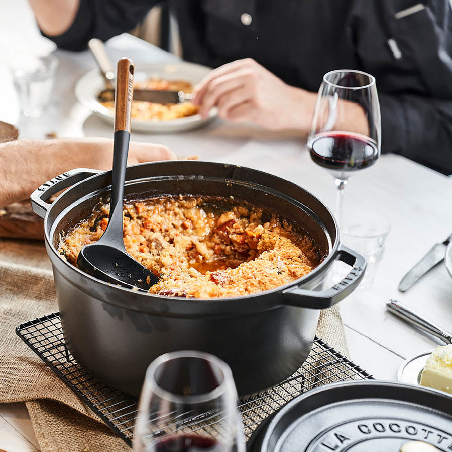 Staub Dutch Oven - 7-qt Cast Iron Cocotte - Matte Black – Cutlery