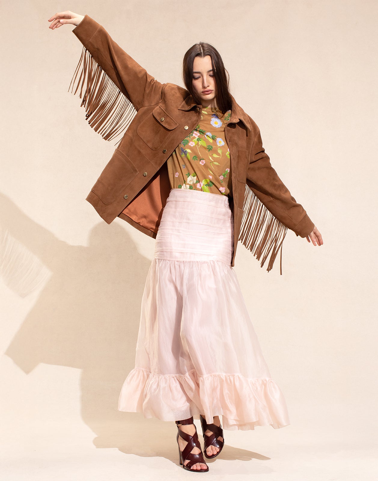 Westward Fringe Suede Jacket – Cynthia Rowley