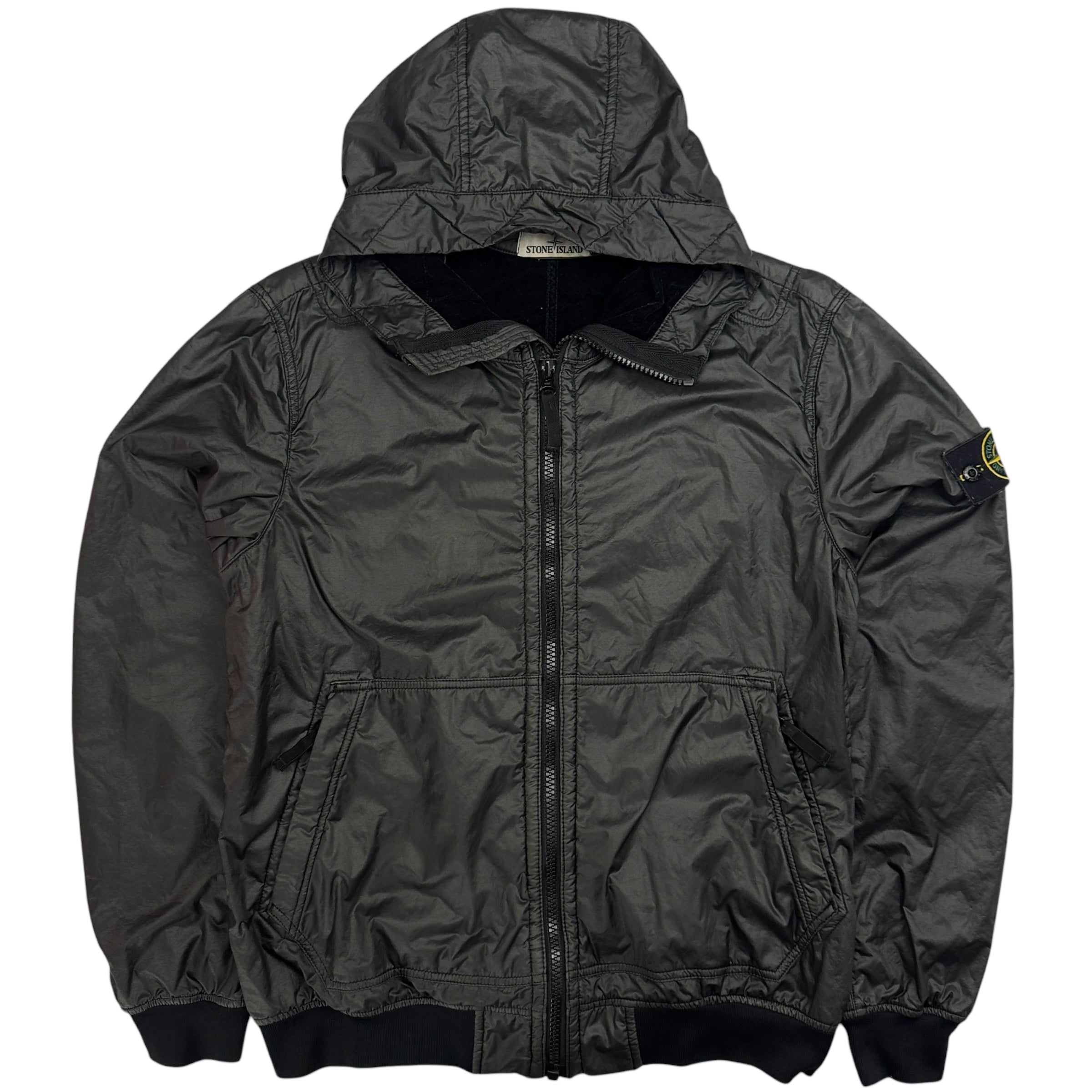 A/W 18 Stone Island Lamy Flock Jacket - Black – Dans Designer Ltd