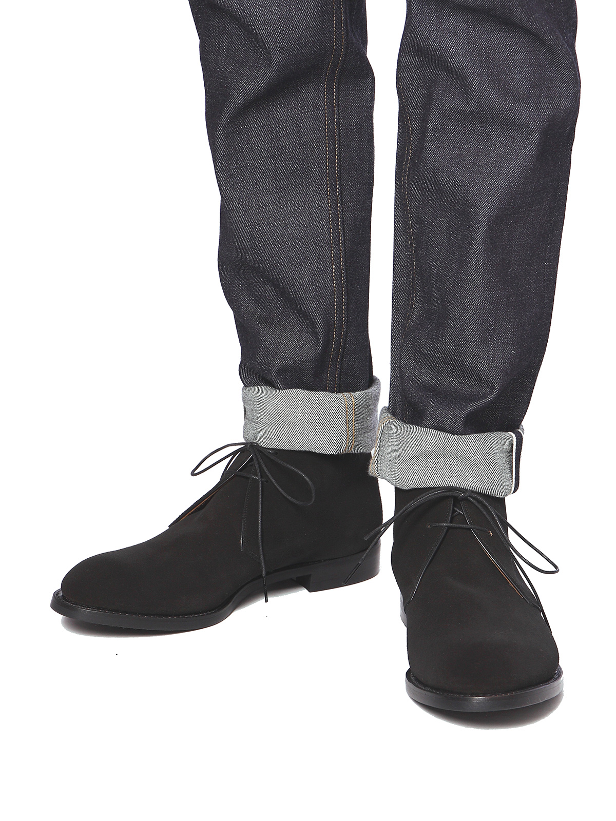 チャッカブーツ/ブラック/2E | Factelier (ファクトリエ)