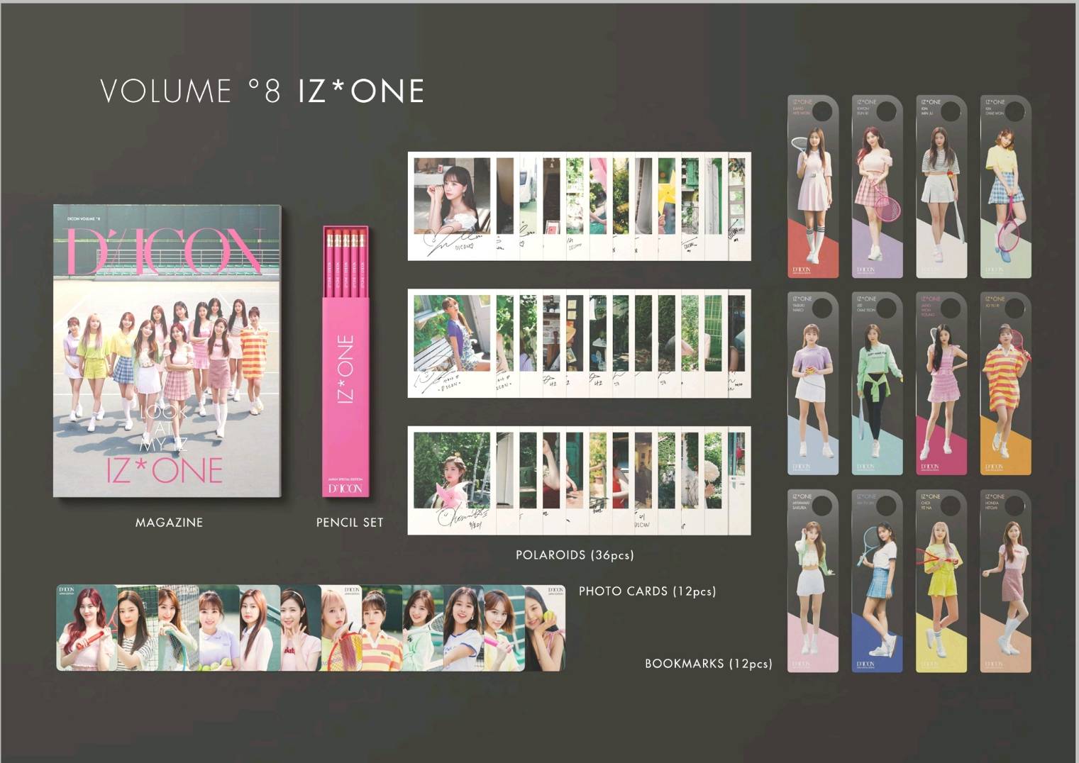 Dicon vol.8 IZ*ONE写真集『LOOK AT MY iZ』JAPAN EDITION] | kokode