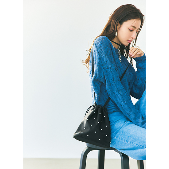 ABISTE]サテン2WAYミニバッグ(ビジュー) | KOBUNSHA SELECT SHOP