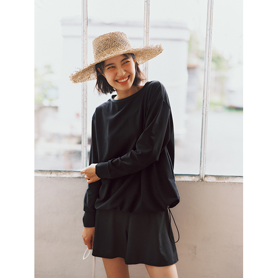 メゾンドドルチェ　ラッシュガード　ブラック mason de dolce メゾンドドルチェ新作ラッシュガード