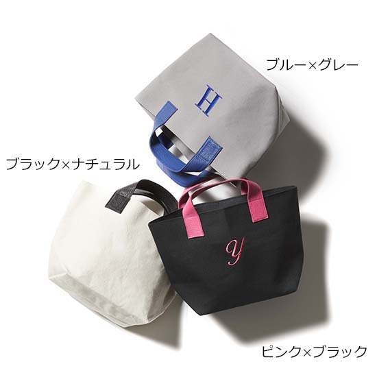 HACHI]イニシャルキャンバストート ミニ | KOBUNSHA SELECT SHOP