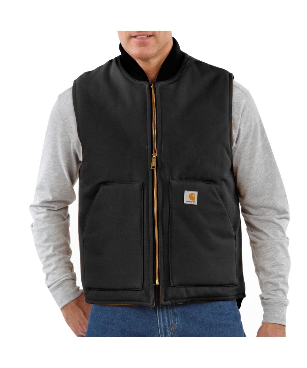 Carhartt V01 Duck Vest - Black — Dave's New York