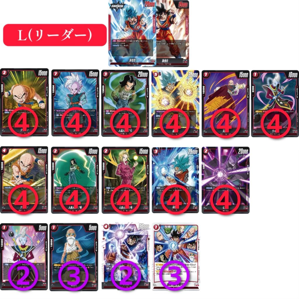 ドラゴンボールフュージョンワールド】最強！第7宇宙孫悟空ブルー/赤