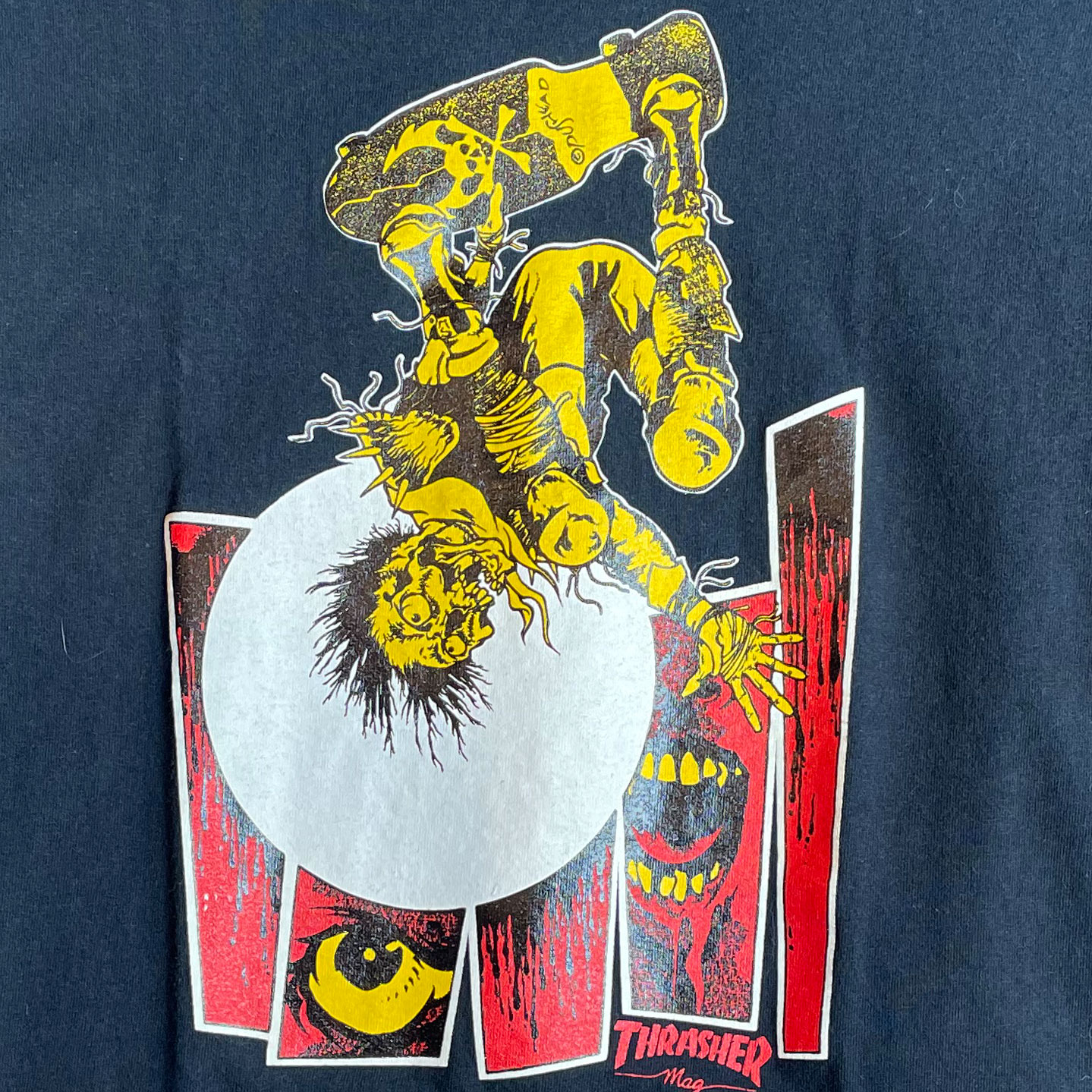 USED! THRASHER Tシャツ PUSHEAD | 45REVOLUTION