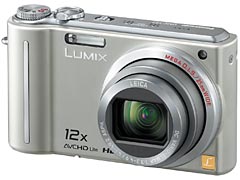 パナソニック、12倍ズームレンズ搭載の「DMC-TZ7」