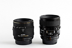 ニコン D2X【第5回】純正とサードパーティの標準マクロを比較する