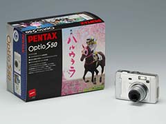 ペンタックス、オプティオS50の「ハルウララ」モデルを限定発売