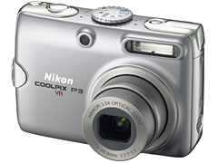 ニコン、手ブレ補正機構搭載の「COOLPIX P3/P4」