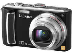 パナソニック、有効910万画素になった光学10倍ズーム機「LUMIX DMC-TZ5」