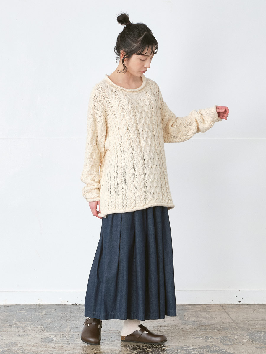ケーブル編みニットプルオーバー | ニット | 【公式】D*g*y ONLINE