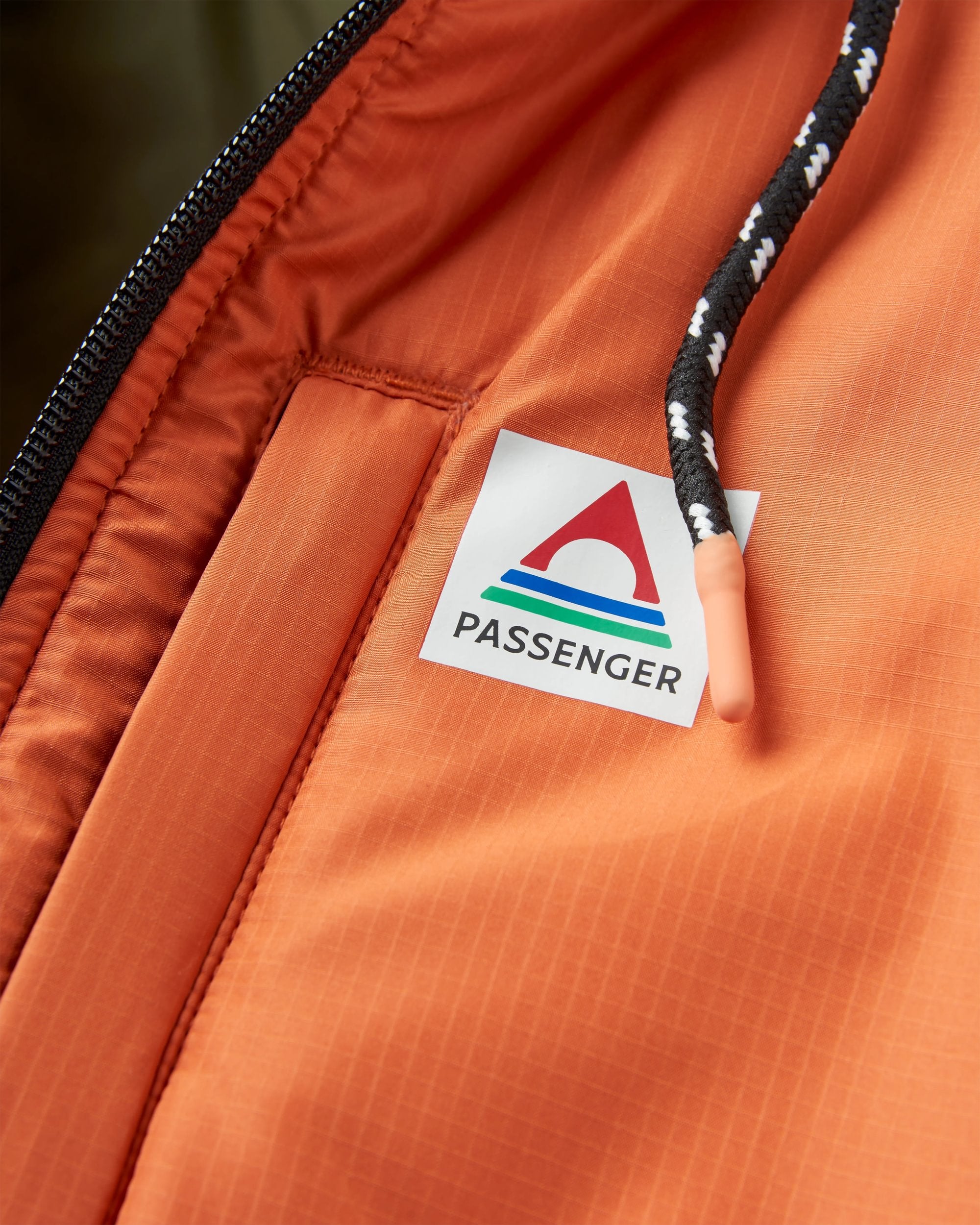 Dylan Isolierte Jacke mit Reißverschluss Gebranntes Orange – Passenger