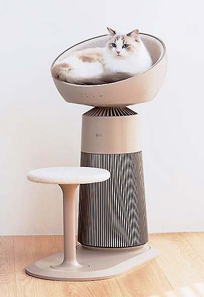 キャットタワー付き空気清浄機 LG、6月から一般販売開始 | 電波新聞
