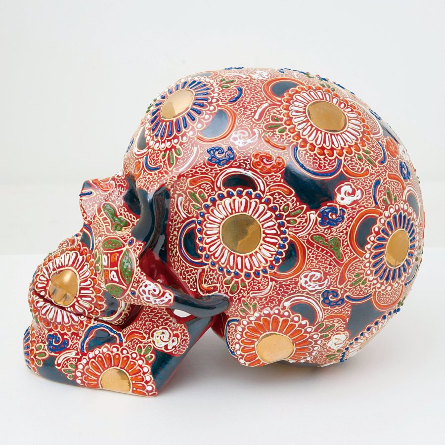 九谷焼SKULL～髑髏～ スカル大 でこもり - 九谷焼 髑髏 ～SKULL