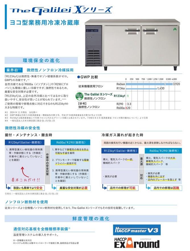 LCU-151PX-E | 業務用厨房機器 | フクシマガリレイ 業務用厨房機器