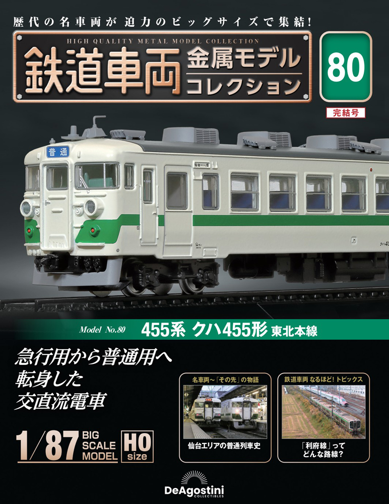 鉄道車両 金属モデルコレクション 第39号 | デアゴスティーニ公式
