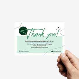Thank You Cards - Kraftix Digital