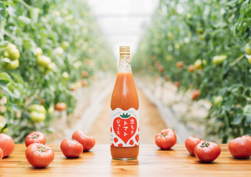 たかしま農園 トマトジュースパッケージ｜パッケージデザイン