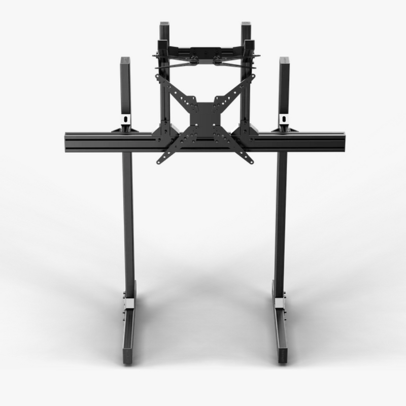 フロア式】アルミフレームデュアルモニタースタンド 国内正規品 MS-FM